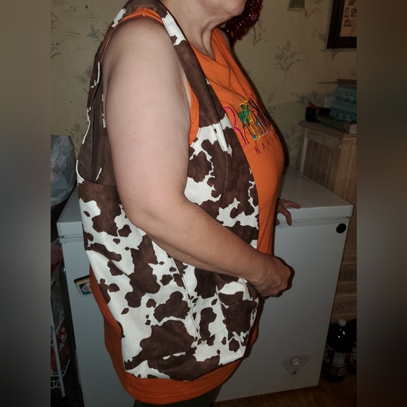 Yellowstone Brown and White Hobo Bag - Picture 5 of 5